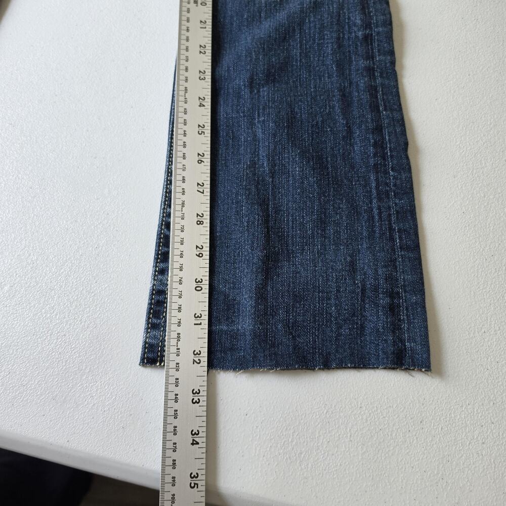 Rock Revival Chrissy Boot Jeans Low Rise Women 27 Blue Medium Wash Rodeo Bootcut - Picture 9 of 11